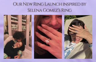 Capture the Magic: Recreate Selena Gomez's Marquise Engagement Ring Style with Violet Jewels