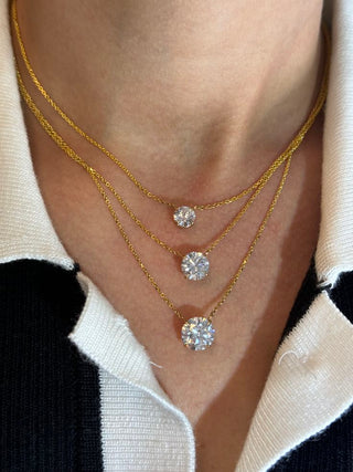 Moissanite Necklaces - violetjewels