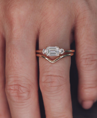 Plain Curved Wedding Band