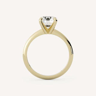 1.50 CT - 3.50 CT Round Solitaire Engagement Ring