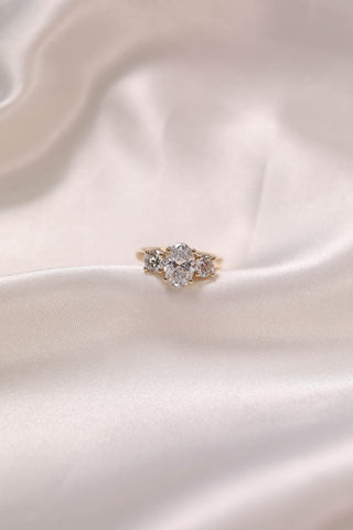 1.50 CT - 3.50 CT Oval Three Stone Engagement Ring