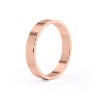 Plain wedding band with sleek polished finish – classic and minimalist design