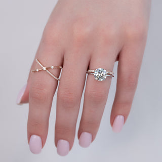 Round diamond half eternity wedding band – timeless elegance with continuous sparkle