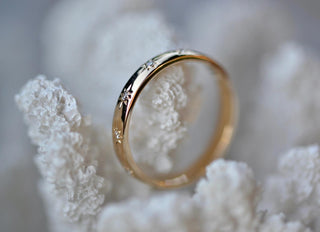 0.10 CT Round Flush Setting CVD EF/VS Diamond Wedding Band - Specially reserved for kariann