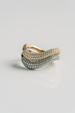 1.5 TCW Round EF-VVS Diamond Embrace Wedding Band