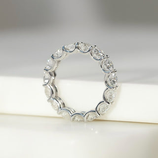 4.30  TCW Round Diamond Full Eternity Wedding Band