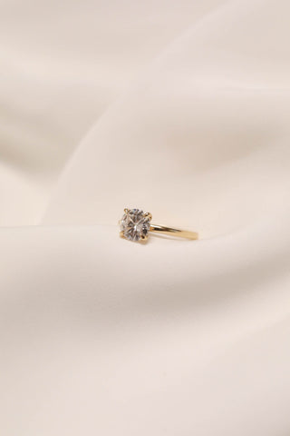 1.25 CT - 3.50 CT Round Solitaire Engagement Ring