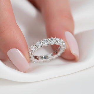 3.50 TCW Round Diamond Full Eternity Wedding Band