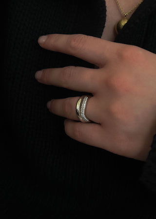 0.50 TCW Round Diamond Unique Wedding Band