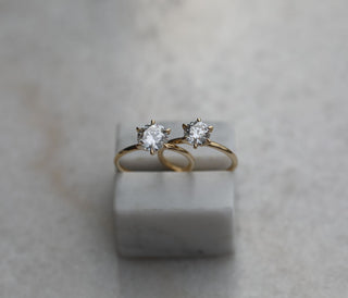 1.50 CT Round Solitaire CVD E/VS2 Diamond Engagement Ring - violetjewels