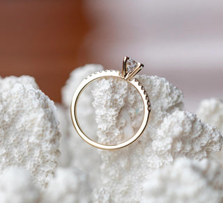 0.50 CT Round Solitaire CVD F/VVS1 Diamond Engagement Ring - violetjewels