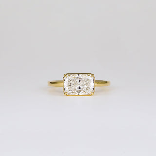 1.0 -3.0 CT Radiant  Lab Grown Diamond Unique Engagement ring