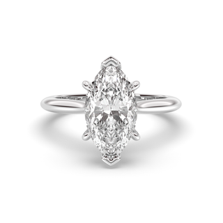 1.0-3.0 CT Marquise Diamond Solitaire Engagement Ring