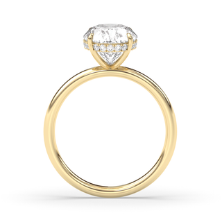 1.0-3.0 CT Oval Diamond Engagement Ring