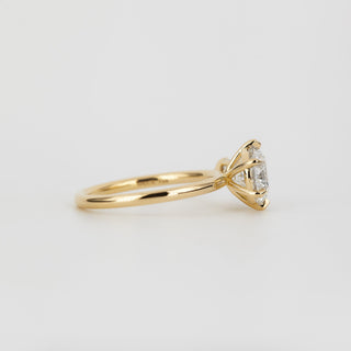 1.73 -2.50 CT Round Lab Grown Diamond Unique Engagement Ring