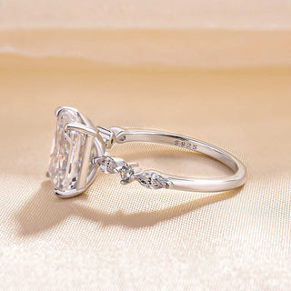 Radiant Pave Setting Lab Grown Diamond Engagement Ring – Sustainable Sparkle with Timeless Elegance