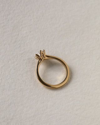 1.10-3.0 CT Oval  Lab Grown Diamond Solitaire Style Engagement Ring