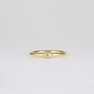 0.15 TCW Baguette EF-VVS Diamond Bezel Wedding Band