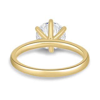 1.83 CT Round Cut Solitaire G/VS2 Lab Grown Diamond Engagement Ring - violetjewels