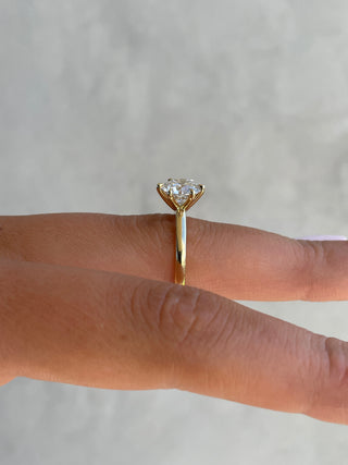 1.83 CT Round Cut Solitaire G/VS2 Lab Grown Diamond Engagement Ring - violetjewels