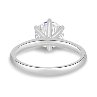 1.83 CT Round Cut Solitaire G/VS2 Lab Grown Diamond Engagement Ring - violetjewels