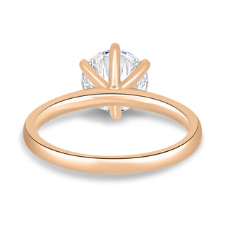 1.83 CT Round Cut Solitaire G/VS2 Lab Grown Diamond Engagement Ring - violetjewels