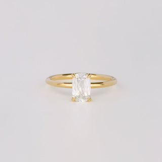 1.01 -3.0 CT Cushion/Scissor  Lab Grown Diamond Solitaire Engagement ring