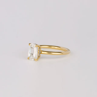 1.01 -3.0 CT Cushion/Scissor  Lab Grown Diamond Solitaire Engagement ring