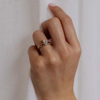 1.01 -3.0 CT Cushion/Scissor  Lab Grown Diamond Solitaire Engagement ring