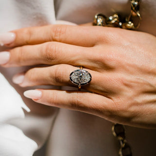 3.0-5.0 CT Oval Shaped Lab Grown Diamond Bezel Solitaire Engagement Ring