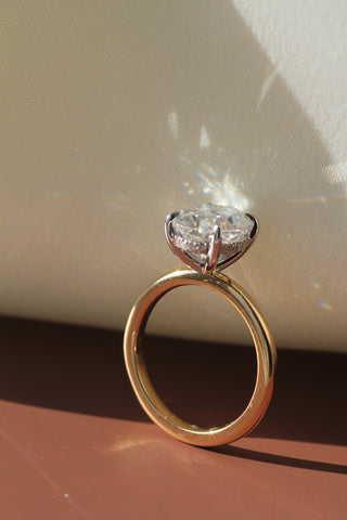 1.0-3.0 CT Oval Diamond Engagement Ring