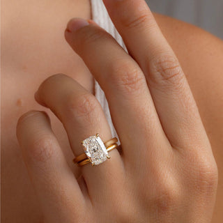 2.5 - 4.5 CT Cushion  Lab Grown Diamond Solitaire Style Engagement Ring