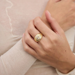 0.50 CT Oval Shaped Lab Grown Diamond Unique Engagement Ring