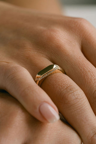 0.15 TCW Round EF-VVS Diamond Bezel Wedding Band