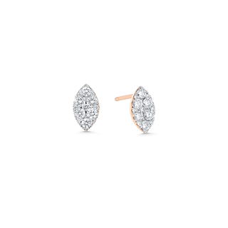 0.55 TCW Round Moissanite Diamond Stud Earrings - violetjewels
