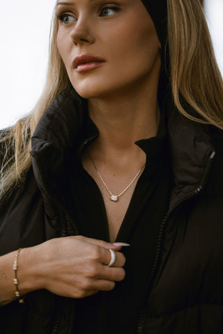 1.50 TCW Radiant Moissanite Diamond Solitaire Necklace