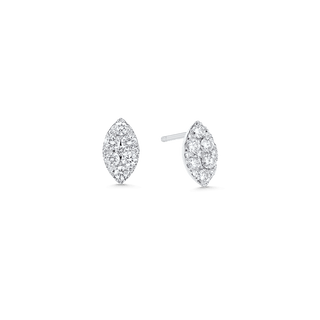 0.55 TCW Round Moissanite Diamond Stud Earrings - violetjewels