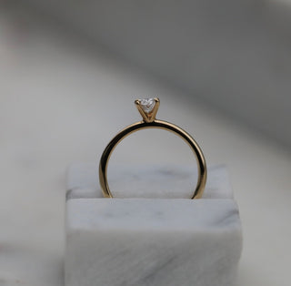 0.50 CT Oval Solitaire CVD E/VVS1 Diamond Engagement Ring - violetjewels