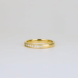 0.20 CT Round Cut Channel Wedding band