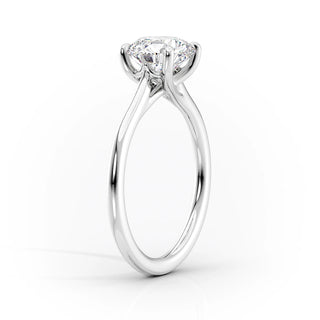 1.0 CT Radiant E/VS1 CVD Diamond Solitaire Engagement Ring - violetjewels