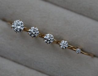 0.75 CT Round Solitaire CVD E/VS2 Diamond Engagement Ring - violetjewels