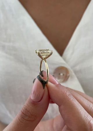 1.01 CT-3.01 CT Radiant G-VS1 Diamond Solitaire Engagement Ring - violetjewels