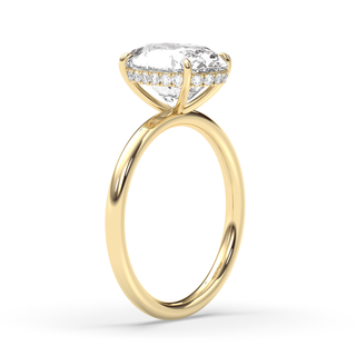 1.0-3.0 CT Oval Diamond Engagement Ring