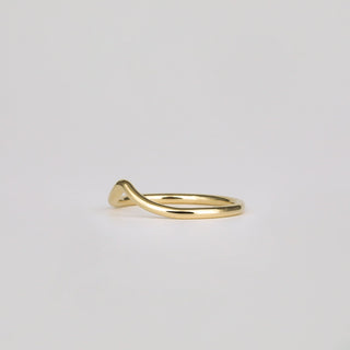 Plain Curved Wedding Band
