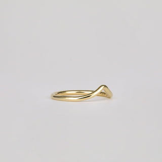 Plain Curved Wedding Band
