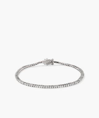 Round Lab Grown Diamond Tennis Bracelet