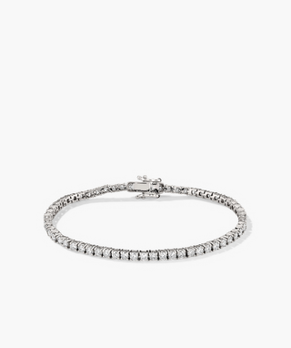 Round Cut Lab Grown Diamond Tennis Bracelet
