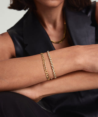 Round Cut Bezel Lab Grown Diamond Tennis Bracelet