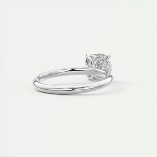 1.49 CT Cushion Cut Solitaire Moissanite Engagement Ring - violetjewels