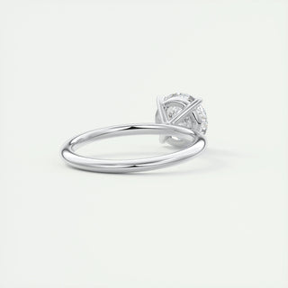 2ct Round F- VS1 Diamond Solitaire Engagement Ring - violetjewels